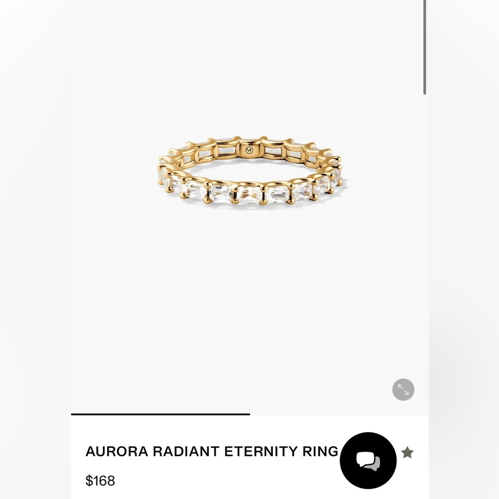 Mejuri Aurora Radiant Eternity Ring